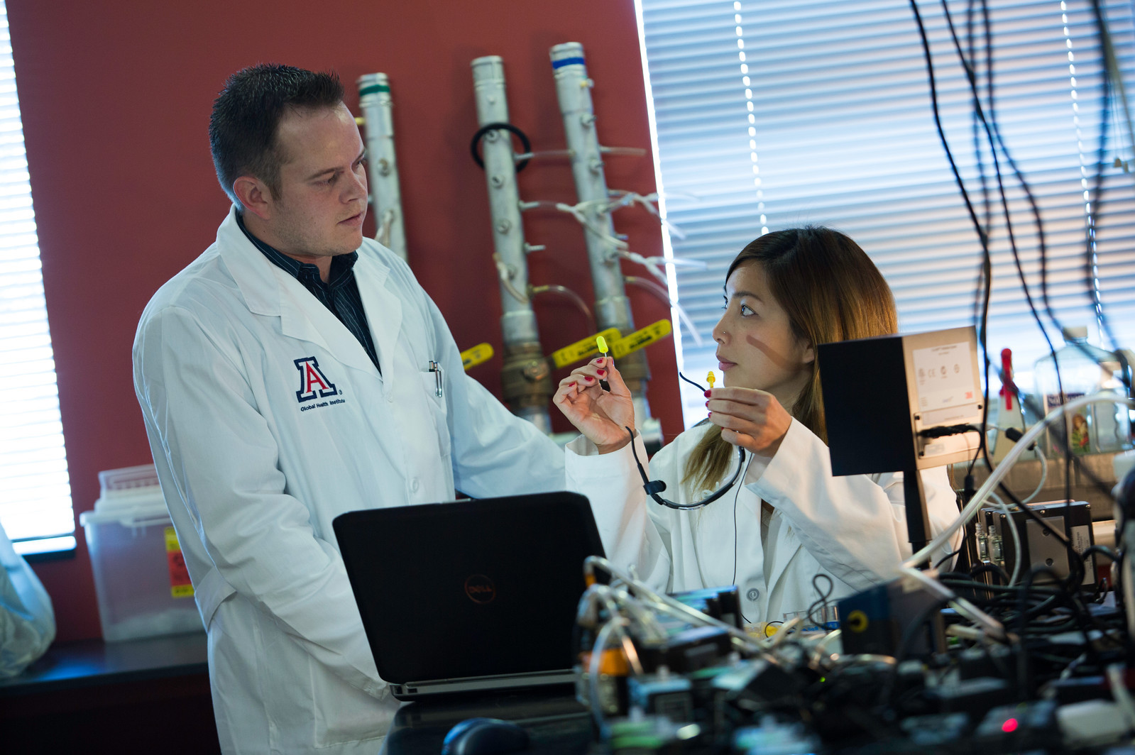 Students in a laboratory